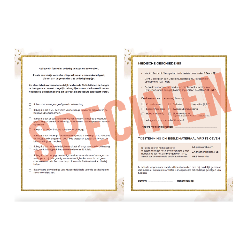 Intake Form (personalised)