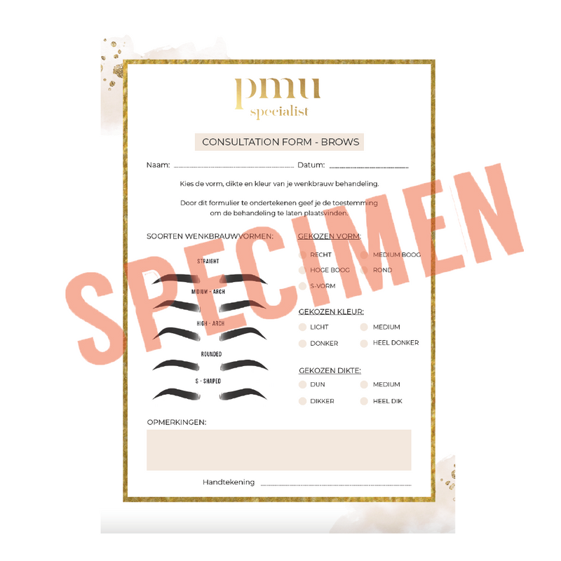 Consultation Form (brows)