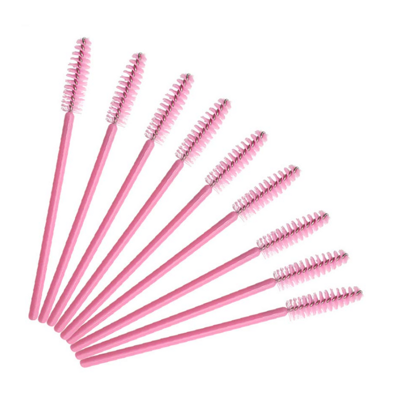 Disposable brushes pink (50 pcs)