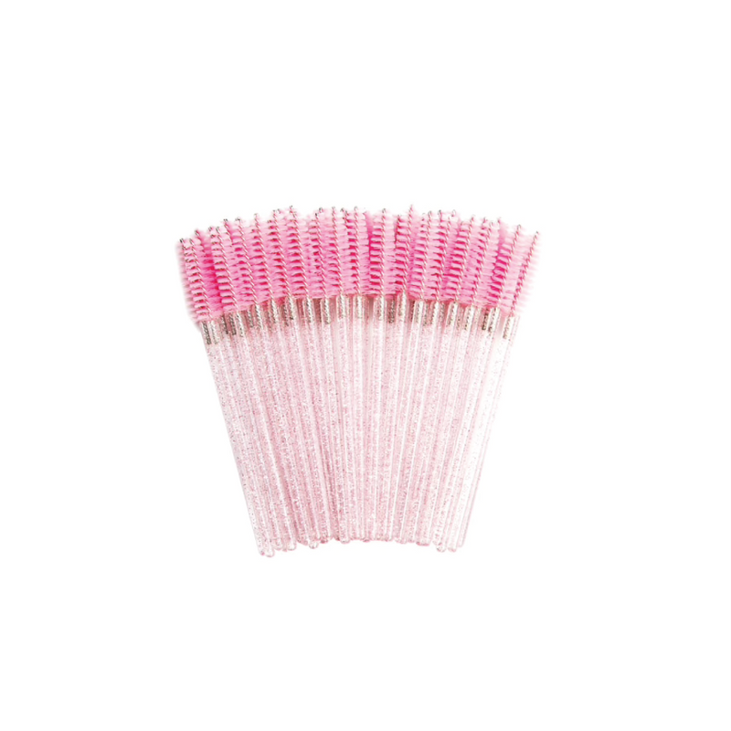 Disposable brow brushes shimmer (50 pcs)